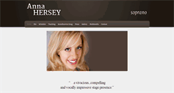 Desktop Screenshot of annahersey.com